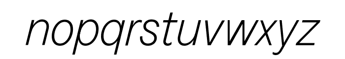 GreedTRIALVF Italics Font LOWERCASE