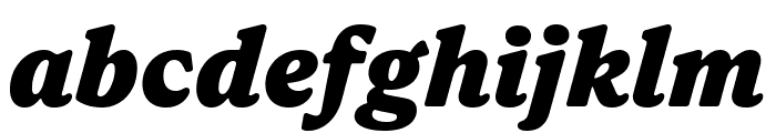 Grenette Black Italic Pro Font LOWERCASE