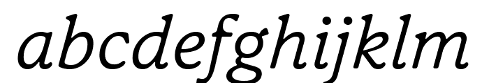 Grenette Light Italic Pro Font LOWERCASE