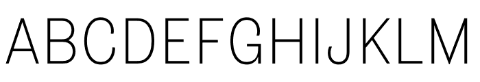 Grey Light Font UPPERCASE