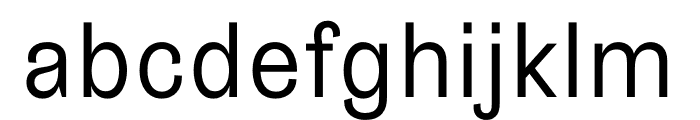 Grey Regular Font LOWERCASE