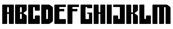 Gridlock Font UPPERCASE