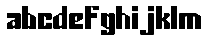 Gridlock Font LOWERCASE