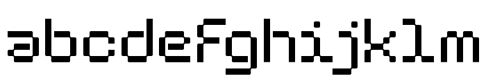 Gridular Regular Font LOWERCASE