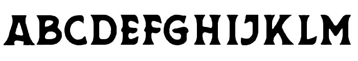 Grit & Caliber   Rough Font LOWERCASE