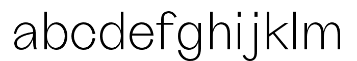 Grotta Light Font LOWERCASE