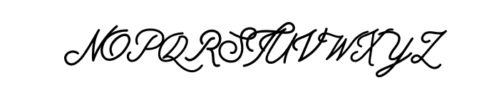 Growler Script Regular Font UPPERCASE