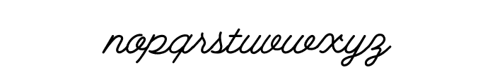 Growler Script Regular Font LOWERCASE