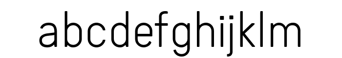 Guida Light Pro Font LOWERCASE