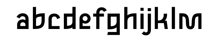 Gulax Regular Font LOWERCASE