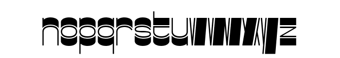 Gustella Inline Bold Font LOWERCASE