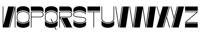 Gustella Inline Normal Font UPPERCASE