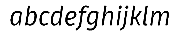 Gute Alte Italic Font LOWERCASE