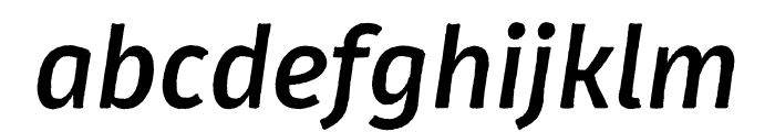 Gute Alte Medium Italic Font LOWERCASE