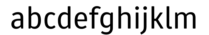 Gute Runde Regular Font LOWERCASE