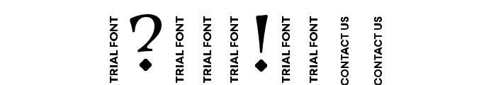 GwenText Trial Book Font OTHER CHARS