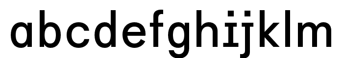 Habitas Regular Font LOWERCASE