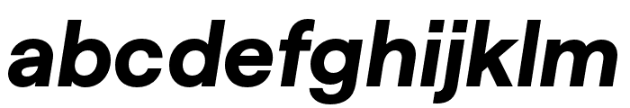 HafferSQTRIAL BoldItalic Font LOWERCASE