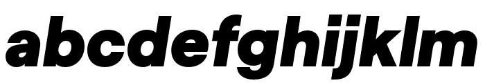 HafferSQTRIAL HeavyItalic Font LOWERCASE