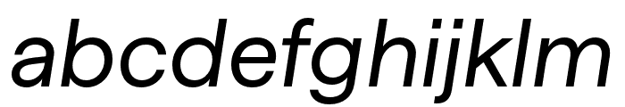 HafferSQTRIAL RegularItalic Font LOWERCASE