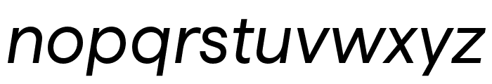 HafferSQTRIAL RegularItalic Font LOWERCASE