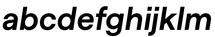 HafferSQTRIAL SemiBoldItalic Font LOWERCASE