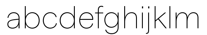 HafferSQTRIAL Thin Font LOWERCASE