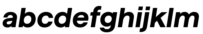 HafferSQXHTRIAL BoldItalic Font LOWERCASE