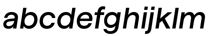 HafferSQXHTRIAL MediumItalic Font LOWERCASE