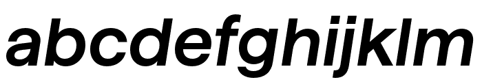 HafferSQXHTRIAL SemiBoldItalic Font LOWERCASE