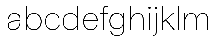 HafferTRIAL Thin Font LOWERCASE