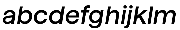 HafferXHTRIAL MediumItalic Font LOWERCASE