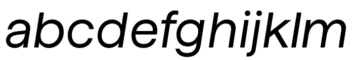 HafferXHTRIAL RegularItalic Font LOWERCASE