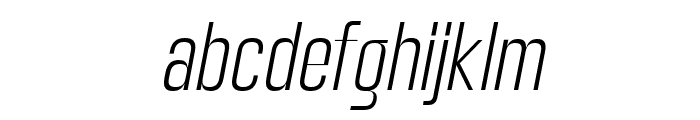 Hagia Pro   Light Italic Font LOWERCASE