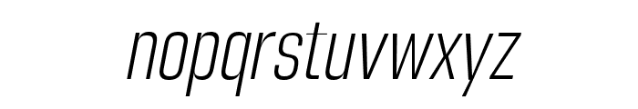 Hagia Pro   Light Italic Font LOWERCASE