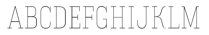 Hagin Caps Thin Thin Font UPPERCASE