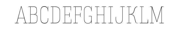 Hagin Caps Thin Thin Font LOWERCASE