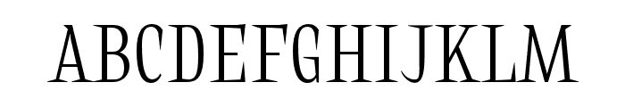 Halibut Serif Condensed Font UPPERCASE