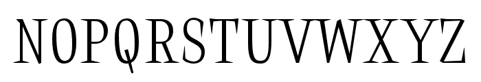 Halibut Serif Condensed Font UPPERCASE