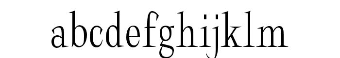 Halibut Serif Condensed Font LOWERCASE