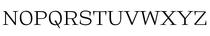 Halibut Serif Regular Font UPPERCASE