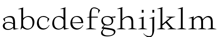 Halibut Serif Regular Font LOWERCASE