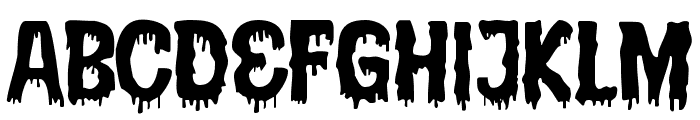 Halloween Fright Font UPPERCASE