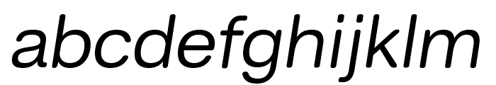 HandoSoft Oblique Font LOWERCASE