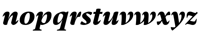 Haultin Black Italic Font LOWERCASE