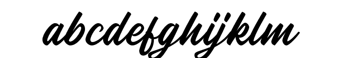 Heather Oliver Regular Font LOWERCASE