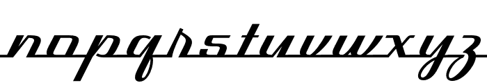 Heatrous Demo Oblique Font LOWERCASE