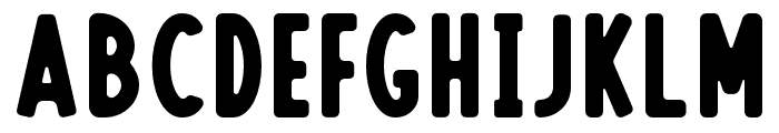 Heavy MFG   Regular Font LOWERCASE