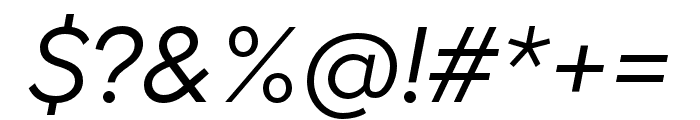 HellixTRIAL RegularItalic Font OTHER CHARS