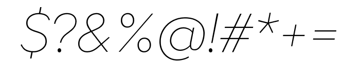 HellixTRIALVF Italics Font OTHER CHARS